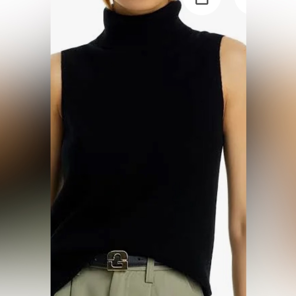 Bloomingdale's Black Cashmere Top